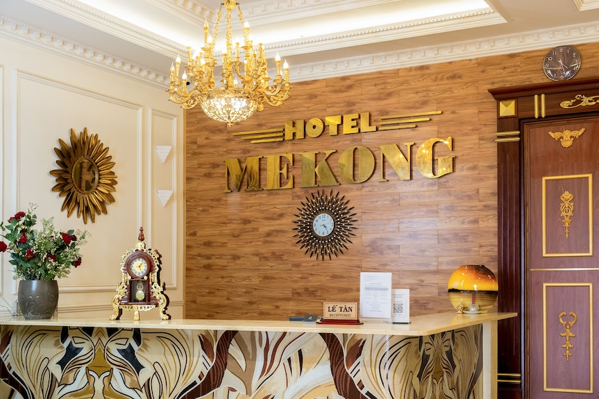 Sảnh lễ tân Khách sạn Mekong Gia Lai