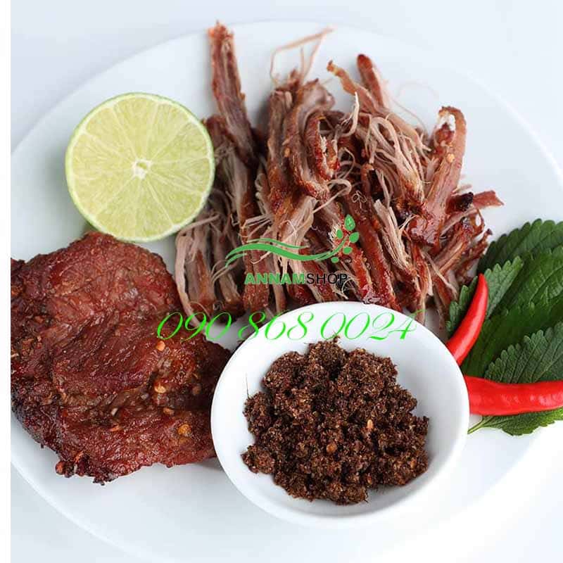 Đặc sản Bò một nắng muối kiến vàng Gia Lai