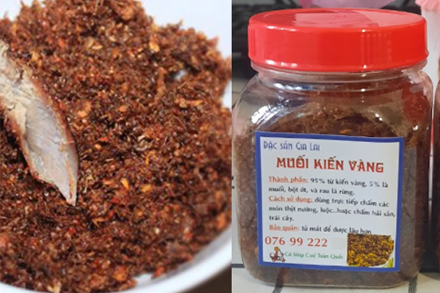 Muối kiến vàng Gia Lai